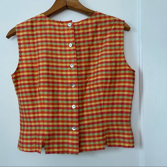 VINTAGE button back crop top - Picture 4 of 10